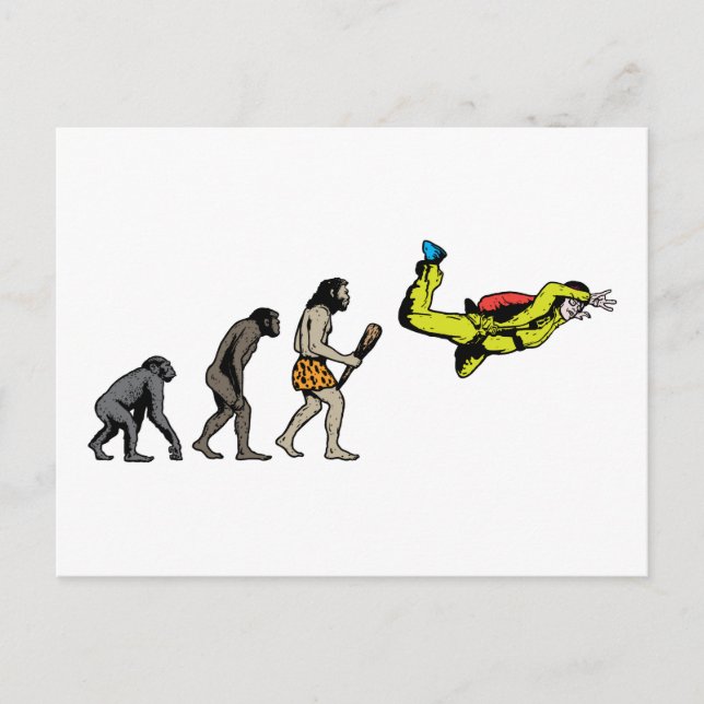 Skydiving Vykort (Framsida)