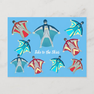 Skydiving Vykort