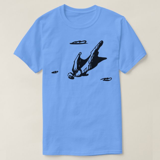 Skydiving Wingkostym T Shirt (Design framsida)