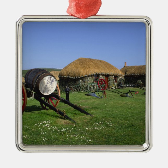 Skye Museum, Kilmuir, Isle of Skye, Highlands Julgransprydnad Metall (Framsidan)