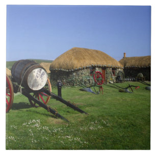 Skye Museum, Kilmuir, Isle of Skye, Höglandet, Kakelplatta