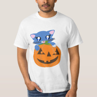 Skye Pumpkin Toon Kattunge Basic Shirt Tee