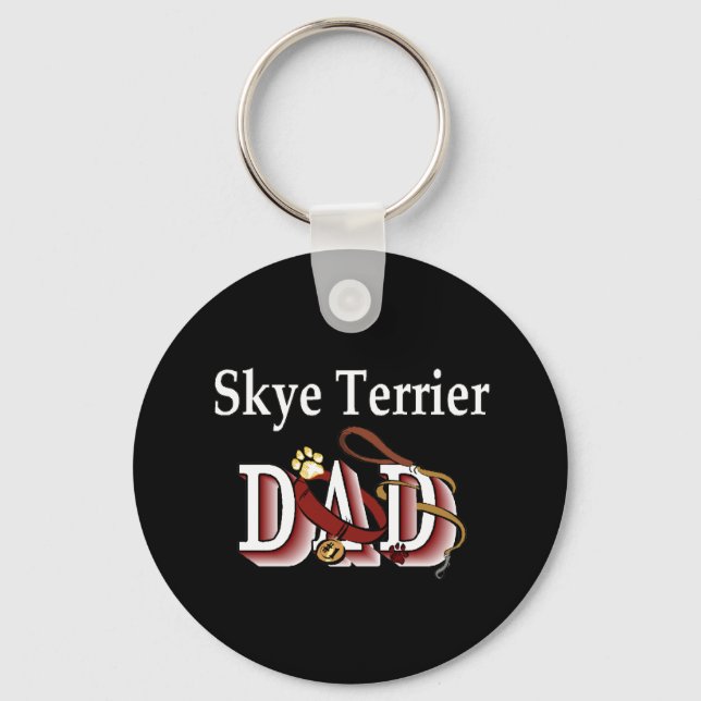 Skye skräcker pappa Keychain Nyckelring (Framsida)