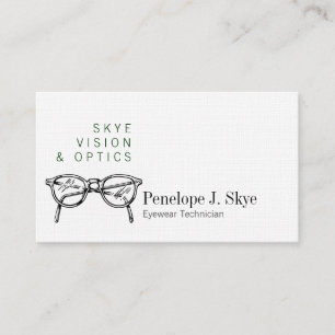 Skye Spectacles Glasögon Optisk Syn Visitkort