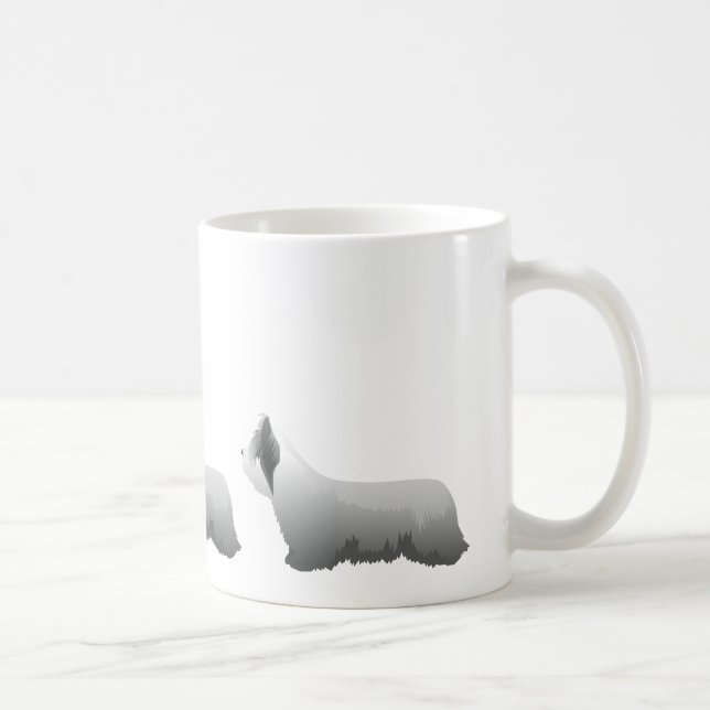 Skye Terrier Basic-ras - Redo att anpassa Kaffemugg (Höger)