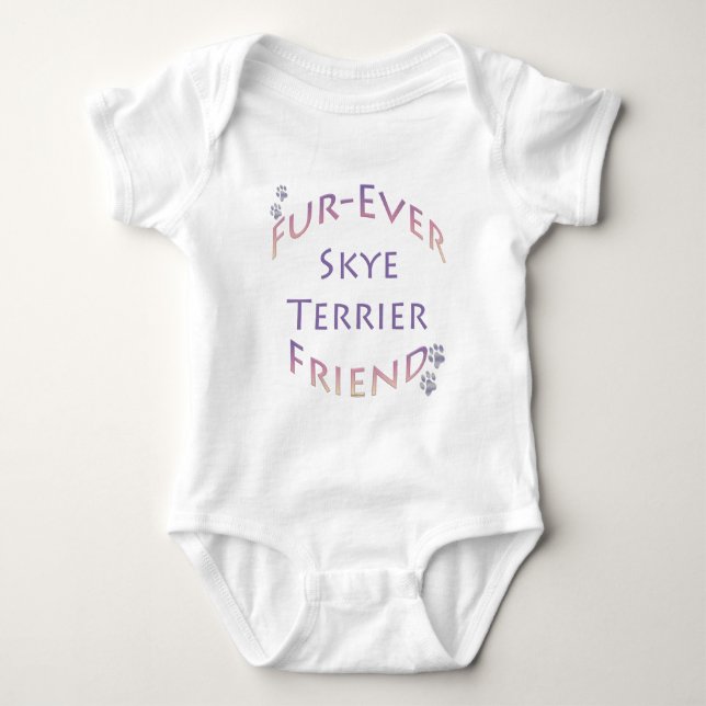 Skye Terrier Furever Friend T Shirt (Framsida)
