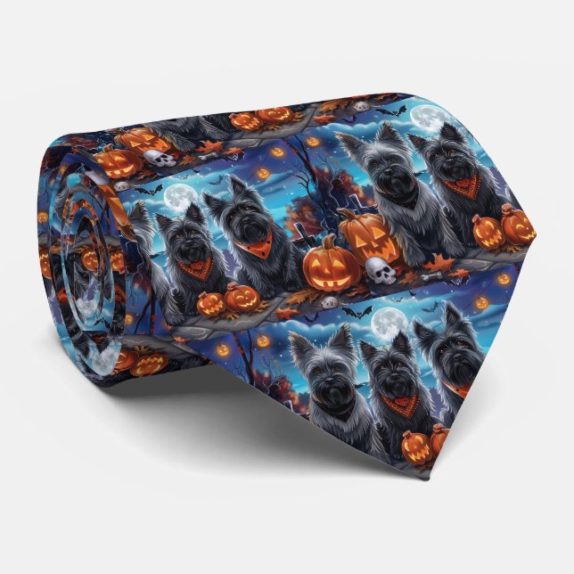 Skye Terrier Halloween Spooky Slips (Rullad)