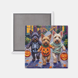 Skye Terrier Halloweenkostymer Magnet