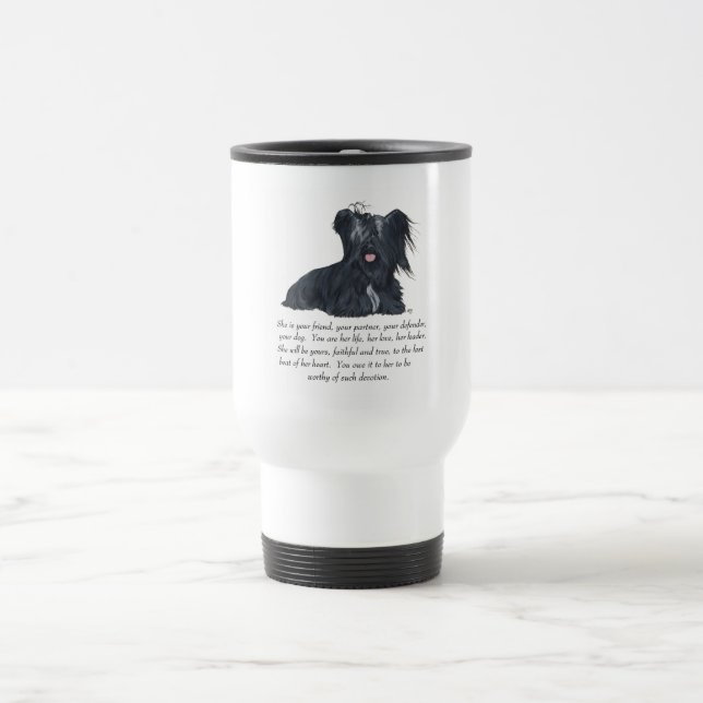 Skye Terrier HONKVÄNNEV Resemugg (Center)