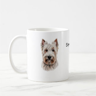 Skye Terrier Hund Graphic Kaffemugg