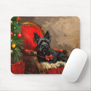 Skye Terrier Hund julafton Musmatta