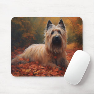 Skye Terrier i Höst löv Fall Inspire Musmatta
