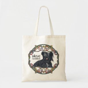 Skye Terrier i keltisk knutarbete - Buchanan Tarta Tygkasse