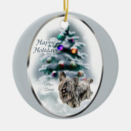 Skye Terrier-julklappar Ornament