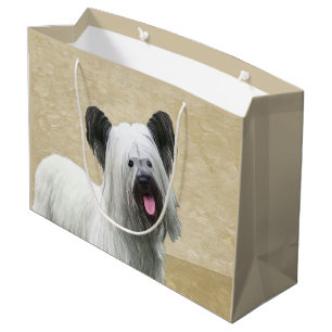 Skye Terrier-målning - Cute Original Hund Art