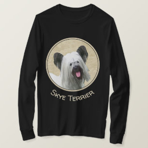 Skye Terrier-målning - Cute Original Hund Art T Shirt