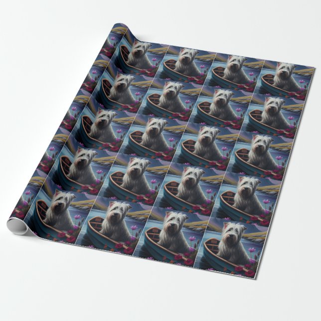 Skye Terrier på en åra: Ett naturskönt äventyr Presentpapper (Utrullad)