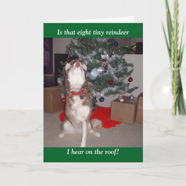 Skye's God jul Helgkort (Framsida)
