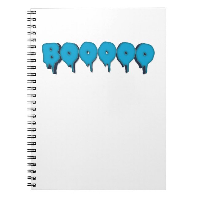 skygg spöktext anteckningsbok (Framsidan)