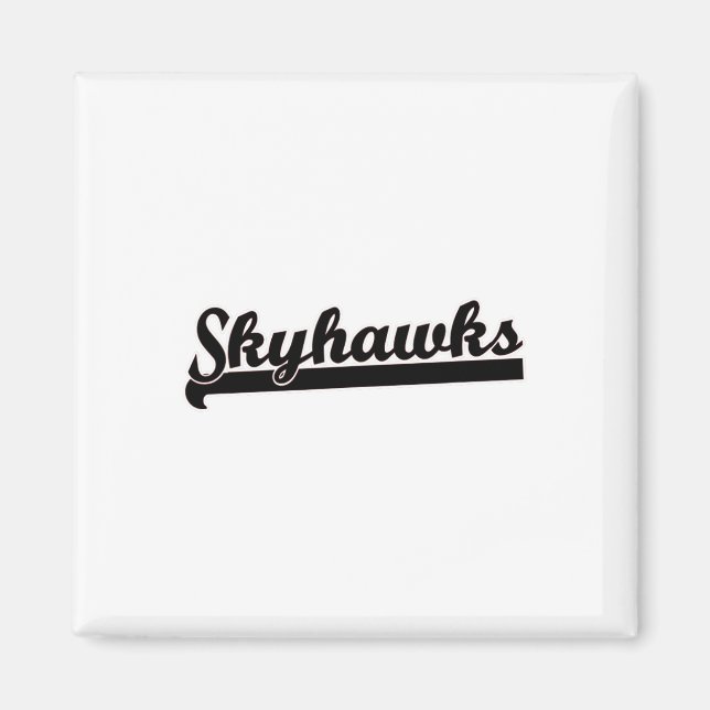 Skyhawks Lacrosse Volleyball Skydiving Basketball Magnet (Framsidan)