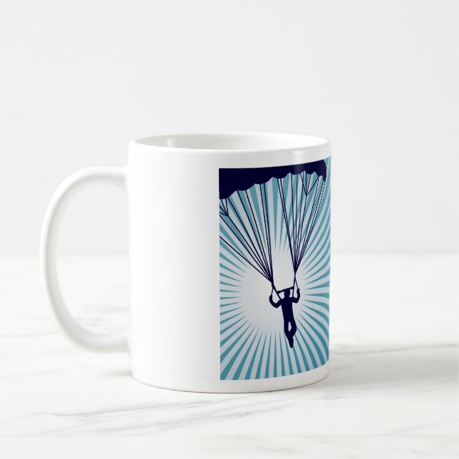 skyhög skydiving kaffemugg (Vänster)