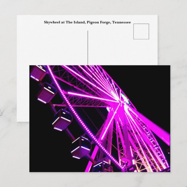 Skyjul på ön Pigeon Forge, Tennessee Vykort (Fram/baksida)