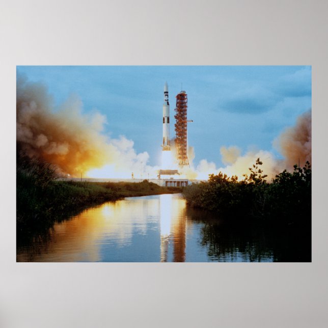 Skylab 1-start poster (Framsidan)
