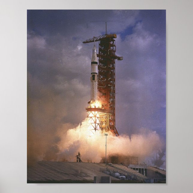 Skylab 2-start poster (Framsidan)