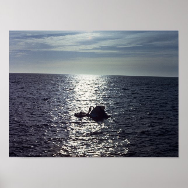 Skylab 4-plashdown & Recovery Poster (Framsidan)