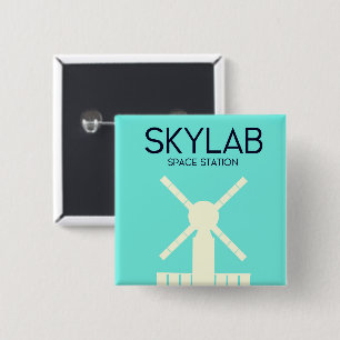 Skylab rymdstation rymdkonst knapp