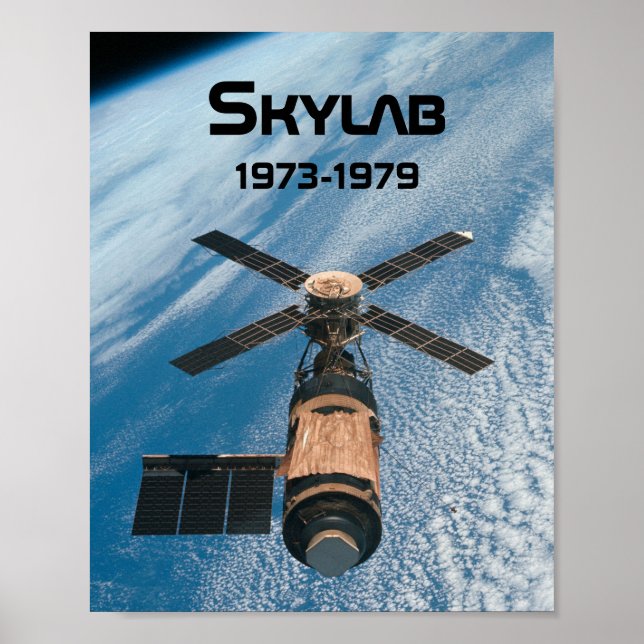 Skylab Space Station Poster (Framsidan)