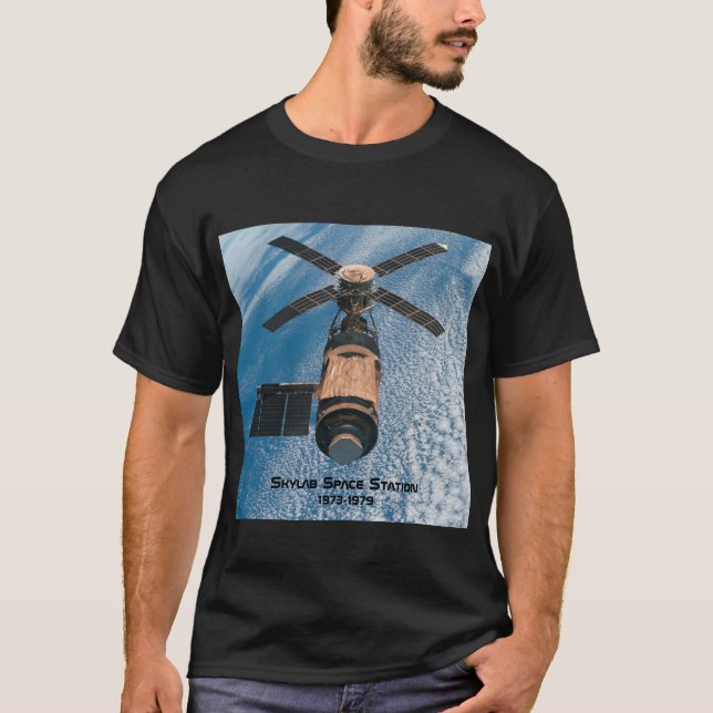 Skylab Space Station T Shirt (Framsida)