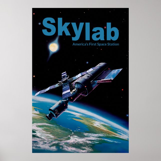Skylab - USA:s första rymd Station Poster (Framsidan)