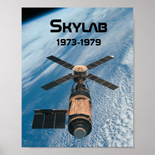 Skylab utrymmestation poster