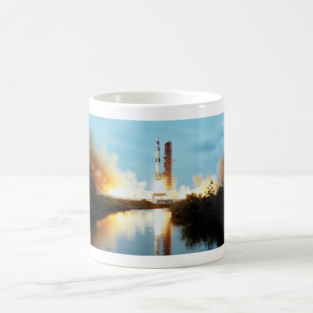 Skylab utrymmestation - Saturn V barkass Kaffemugg (Center)
