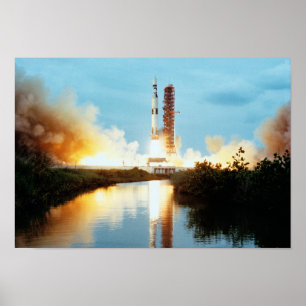 Skylab utrymmestation - Saturn V barkass Poster