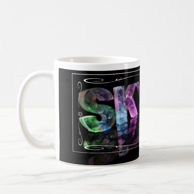 Skylar - den kända Skylaren i 3D tänder Kaffemugg (Vänster)