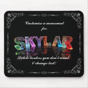 Skylar - den kända Skylaren i 3D tänder Musmatta