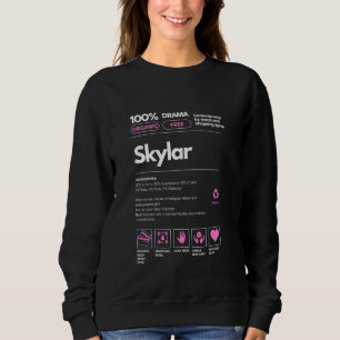 Skylar Namn-gåva till Women Skylar Sarkastic Nutri T Shirt