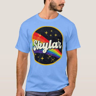 Skylar Rainbow in Space Vintage GrungeStyle T Shirt
