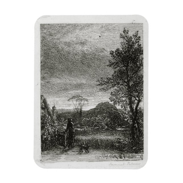 Skylark (etsning) magnet (Vertikal)