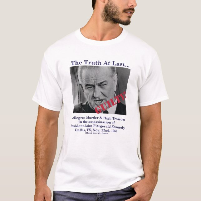 Skyldig LBJ T-shirt (Framsida)