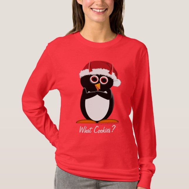 Skyldig ond pingvin t-shirt (Framsida)