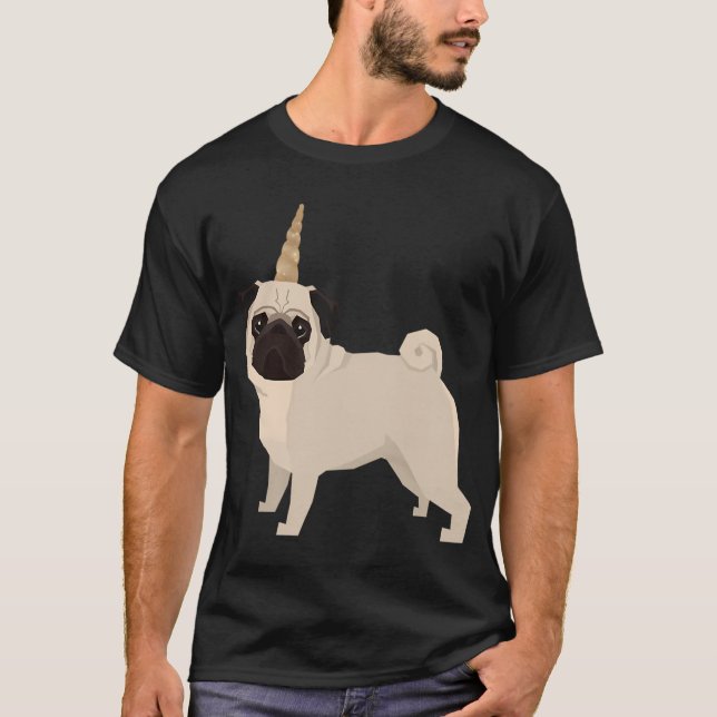 Skyldig Pug T Shirt (Framsida)