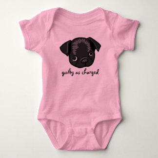 Skyldig som chargad (design för flickor) tee shirt