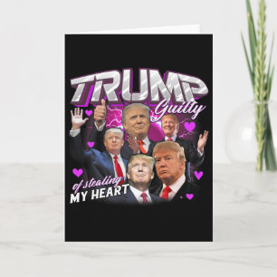Skyldig till att stjäla mitt hjärta Rosa Trump Tru Kort