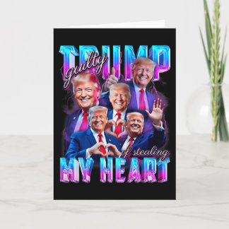 Skyldig till att stjäla mitt hjärta Rosa Trump Tru Kort