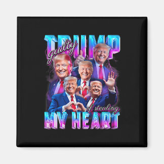Skyldig till att stjäla mitt hjärta Rosa Trump Tru Magnet