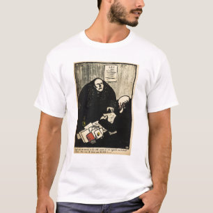 Skyldiga misstänkt försök till lönelyften en t-shirt