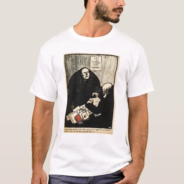 Skyldiga misstänkt försök till lönelyften en t-shirt (Framsida)